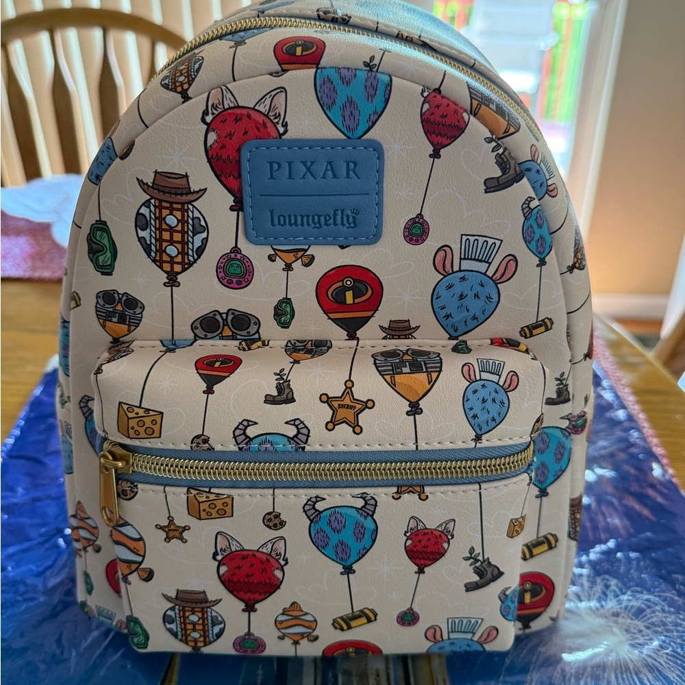 Loungefly Pixar Backpack and Coin Purse Set - Multicolor - Picture 3 of 6